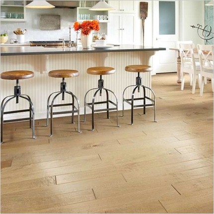 Kitchen hardwood flooring | Holmes Carpet Center