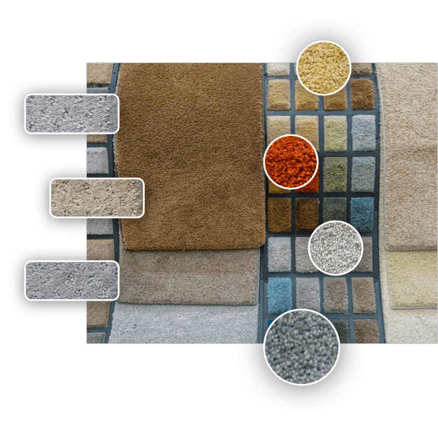 Carpet color samples | Holmes Carpet Center